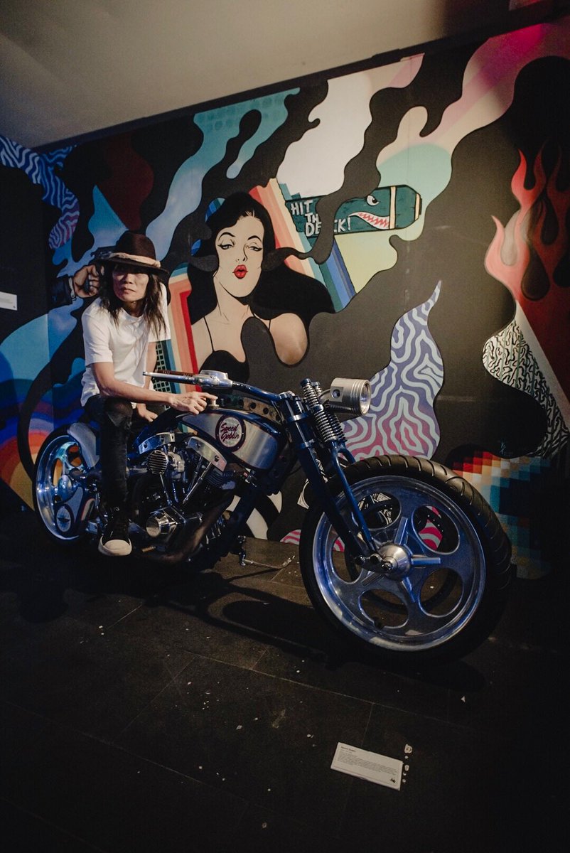 Ini motor ke 7 di Fantasy World <a href="/iimsmotobike/">IIMS Motobike Show</a> expo, motor buatan Jay Hart dari USA, motor yg dirancang full dgn gaya bobber dan mesin shovelhead dgn kickstarter, dan sudah lama berada di Jakarta.