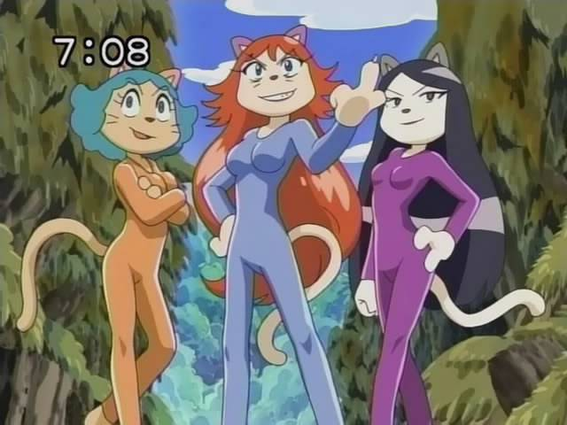 These 3 cat girls from Kaiketsu Zorori