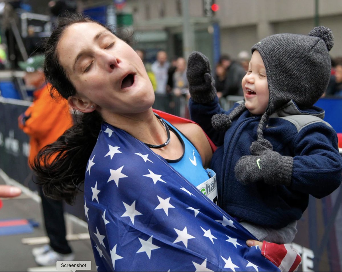 oiselle's tweet photo. "I downplayed that I was a mom. Now we're embracing that motherhood doesn't weaken you—it adds to you being hardcore." @karagoucher 

https://t.co/I5HGxIDYqW https://t.co/gs0wYQUB9m