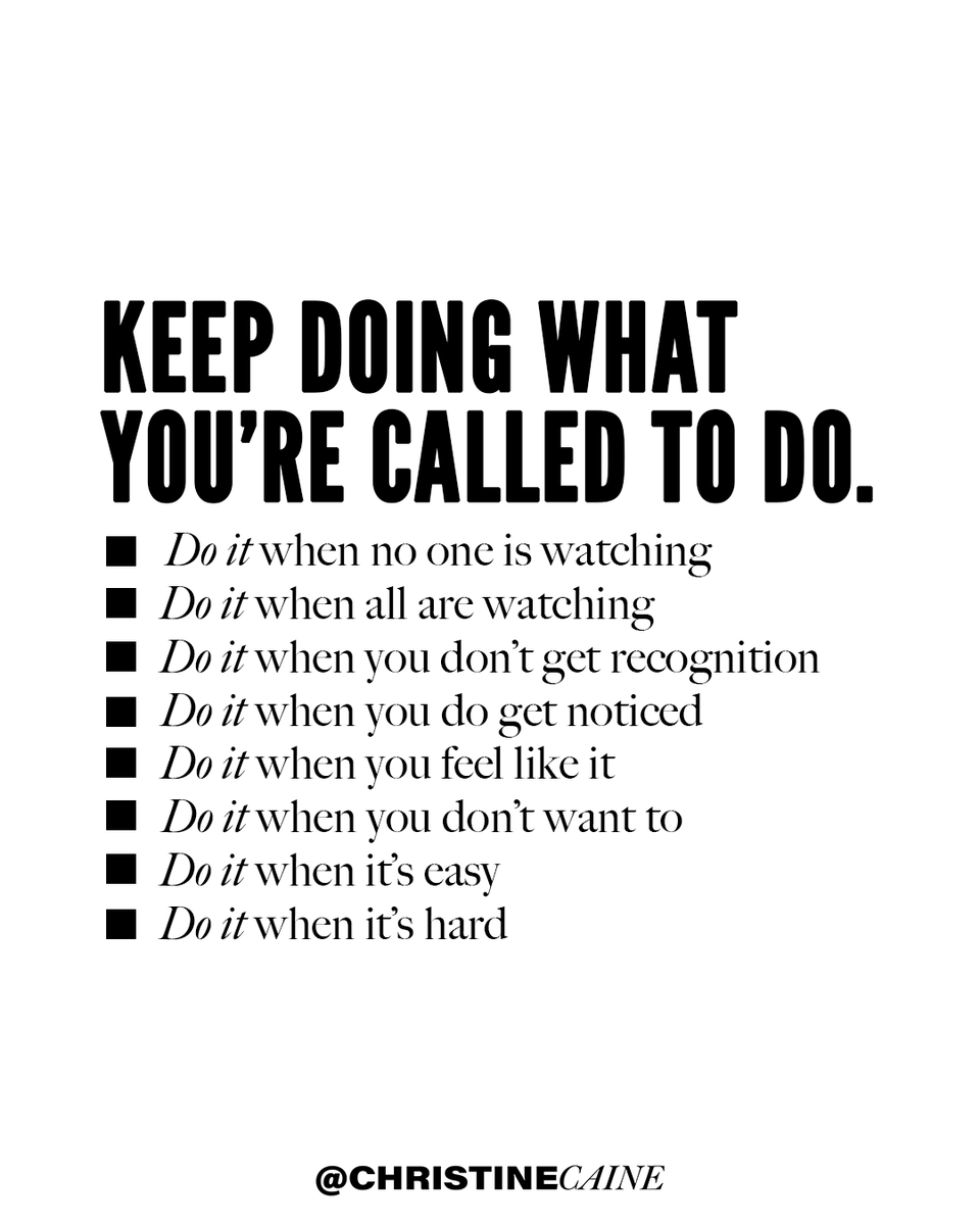 ChristineCaine's tweet photo. Nothing about your life is random or accidental. You were born for this time and put on the earth for a specific purpose. Keep doing what you’re called to do! Start right where you’re at, here and now. https://t.co/EhndBwq1Rj