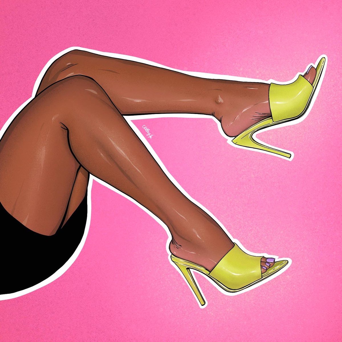toenailprint's tweet photo. 💎🦶🏾 #footfetısh #footfetishart #mules #highheels https://t.co/YNfBIs6YG6