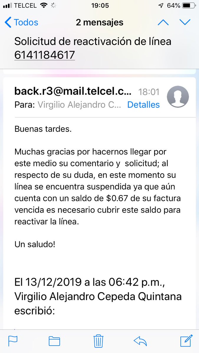 vcc6's tweet photo. Ese #CarlosSlim por algo es el hombre más rico del mundo......fui a pagar mi cel y pague lo que la Srita. me indicó..... al rato no me reactivan la línea por qué no me cobraron $0.67 centavos!!.... así la mi Carlos!.... https://t.co/D4qJN5sJp5