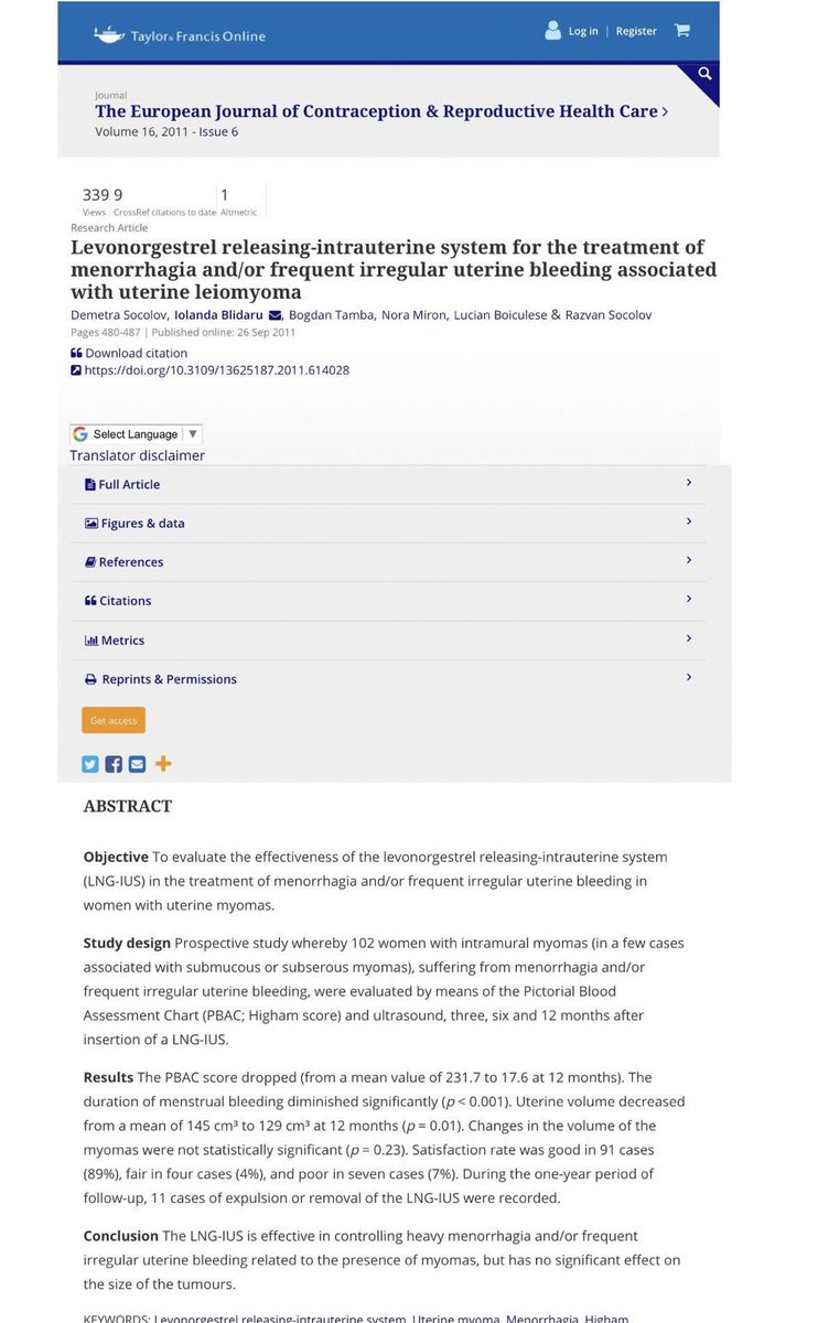 Fibroid Network UK πππ¬π§ #Fibroids (@fibroidsupport) on Twitter photo <a href="/FibroidNetwork/">Fibroid New Research</a> <a href="/Fibroidinfo/">Fibroid Network World Info</a> <a href="/YorkLawLondon/">π¬π§Bridgette York π#PatientExperience Research</a> @dazHalle <a href="/THealeyIRad/">Travis L. Healey MD</a> <a href="/keithppereira/">Keith Pereira MD, #VIrad</a> <a href="/FibroidsUK/">Dr. Walker's office</a> <a href="/SIRspecialists/">Society of Interventional Radiology</a> <a href="/womenirads/">WomeninIR</a> <a href="/thefibroidlady/">Theresa M. Caridi MD, FSIR</a> <a href="/DrLipman1/">Dr. John Lipman</a> <a href="/MVictoriaMarxMD/">M Victoria Marx, MD</a> <a href="/IR_Doctor/">Peder E. Horner, MD Interventional Physician</a> <a href="/ajgunnmd/">AJ Gunn</a> <a href="/pj_rochon/">PJ Rochon</a> <a href="/AAGLJMIG/">JMIG</a> <a href="/NICEComms/">NICE</a> <a href="/FIGOHQ/">FIGO HQ</a> <a href="/mhchealthcare/">MHC Asia Group</a> @FibroidForumUK <a href="/lakehealthwell/">Lake Health and Wellbeing</a> <a href="/fibroidforum/">thefibroidforum</a> <a href="/YouTube/">YouTube</a> <a href="/RCObsGyn/">RoyalCollegeObsGyn</a> <a href="/TheBSGE/">BSGE</a> <a href="/rcgp/">Royal College of General Practitioners</a> <a href="/MidwivesRCM/">Royal College of Midwives π</a> <a href="/WeNurses/">WeNurses π</a> <a href="/RadioGraphics/">RadioGraphics</a> <a href="/GPonlinenews/">GPonline</a> <a href="/gpconsortia/">GP Consortia</a> <a href="/InnerUfilm/">Inner U Diagnosed</a> <a href="/HysteroscopyA/">Hysteroscopy Action</a> Levonorgestrel IUS hormonal contraception for Heavy Periods (Menorrhagia) associated with #fibroids, has No Significant effect on #fibroid size
It may temporarily, reduce heavy periods, but has little permanent effect on the fibroid size <a href="/tandfonline/">Taylor & Francis Research Insights</a> #IUD tandfonline.com/doi/abs/10.310β¦ <a href="/FibroidNetwork/">Fibroid New Research</a> <a href="/Fibroidinfo/">Fibroid Network World Info</a> <a href="/YorkLawLondon/">π¬π§Bridgette York π#PatientExperience Research</a> @dazHalle <a href="/THealeyIRad/">Travis L. Healey MD</a> <a href="/keithppereira/">Keith Pereira MD, #VIrad</a> <a href="/FibroidsUK/">Dr. Walker's office</a> <a href="/SIRspecialists/">Society of Interventional Radiology</a> <a href="/womenirads/">WomeninIR</a> <a href="/thefibroidlady/">Theresa M. Caridi MD, FSIR</a> <a href="/DrLipman1/">Dr. John Lipman</a> <a href="/MVictoriaMarxMD/">M Victoria Marx, MD</a> <a href="/IR_Doctor/">Peder E. Horner, MD Interventional Physician</a> <a href="/ajgunnmd/">AJ Gunn</a> <a href="/pj_rochon/">PJ Rochon</a> <a href="/AAGLJMIG/">JMIG</a> <a href="/NICEComms/">NICE</a> <a href="/FIGOHQ/">FIGO HQ</a> <a href="/mhchealthcare/">MHC Asia Group</a> @FibroidForumUK <a href="/lakehealthwell/">Lake Health and Wellbeing</a> <a href="/fibroidforum/">thefibroidforum</a> <a href="/YouTube/">YouTube</a> <a href="/RCObsGyn/">RoyalCollegeObsGyn</a> <a href="/TheBSGE/">BSGE</a> <a href="/rcgp/">Royal College of General Practitioners</a> <a href="/MidwivesRCM/">Royal College of Midwives π</a> <a href="/WeNurses/">WeNurses π</a> <a href="/RadioGraphics/">RadioGraphics</a> <a href="/GPonlinenews/">GPonline</a> <a href="/gpconsortia/">GP Consortia</a> <a href="/InnerUfilm/">Inner U Diagnosed</a> <a href="/HysteroscopyA/">Hysteroscopy Action</a> Levonorgestrel IUS hormonal contraception for Heavy Periods (Menorrhagia) associated with #fibroids, has No Significant effect on #fibroid size
It may temporarily, reduce heavy periods, but has little permanent effect on the fibroid size <a href="/tandfonline/">Taylor & Francis Research Insights</a> #IUD tandfonline.com/doi/abs/10.310β¦