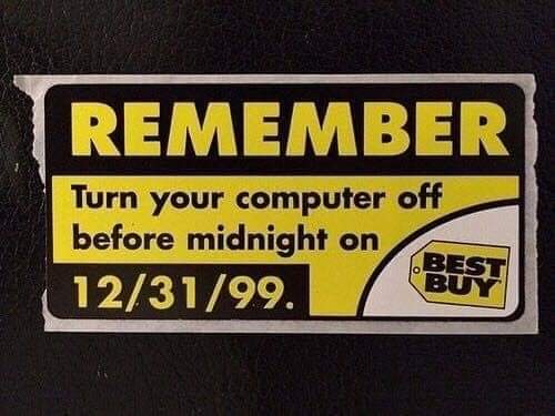 fettes's tweet photo. I vaguely recall where I was in 1999... I'd really rather forget most > 2014 https://t.co/bqx1P9uQYM
