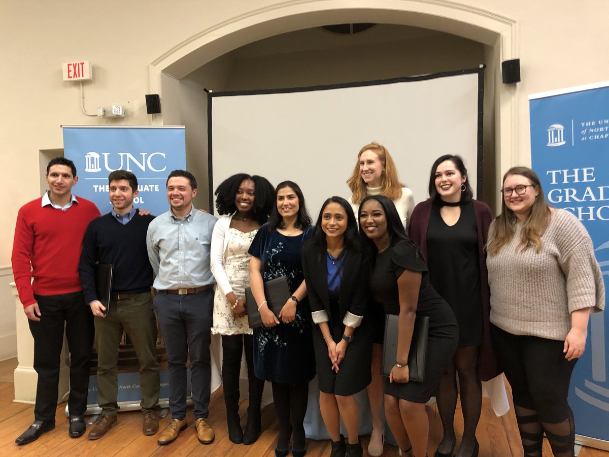 tanzibd00's tweet photo. Today our cohort @CHIP_UNC was recognized by @UNC_GradSchool @UNC ! We are all proud recipients of Professional Science Masters Degree. https://t.co/2b17SmmCwx