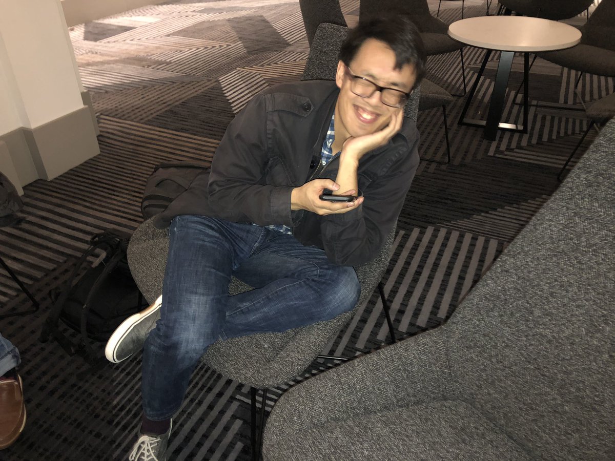 VanmeterKVM's tweet image. Post-AGU exhaustion/relaxation #BasuLab