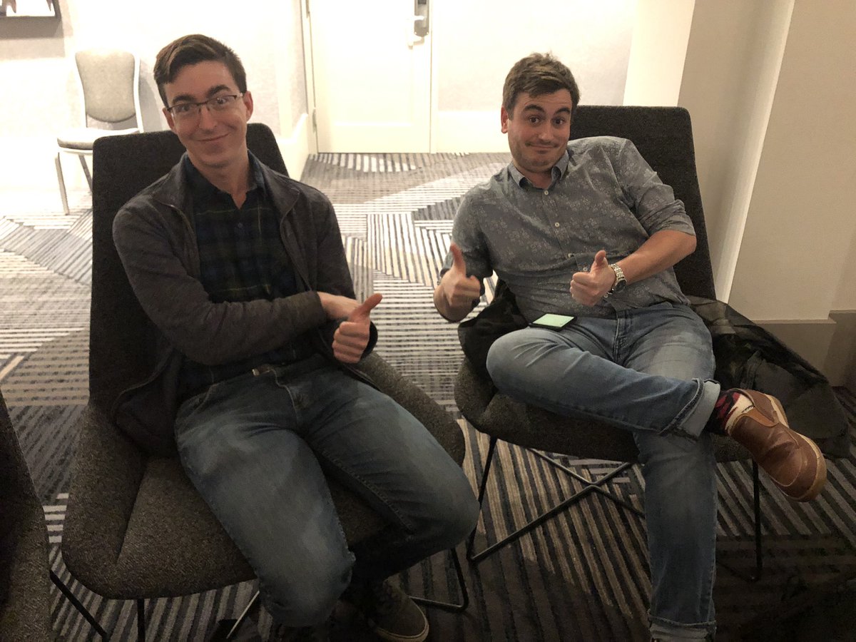 VanmeterKVM's tweet image. Post-AGU exhaustion/relaxation #BasuLab