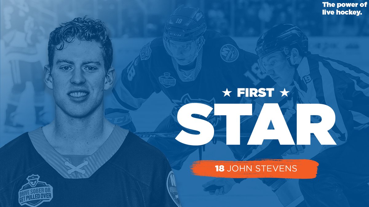 AHLIslanders's tweet photo. Tonight's Stars of the Game!

⭐️ John Stevens: 2G, +2
⭐️⭐️ Kieffer Bellows: 1G, +1

🐯 | #BRIvsUTI https://t.co/MOqYltaO6t