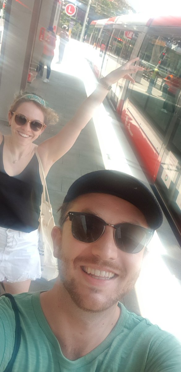 Exciting first happy #birthday for the #sydneylightrail .. Randwick (UNSW) to Circular Quay  <a href="/TransportforNSW/">Transport for NSW</a> <a href="/LightRailSyd/">Sydney Light Rail</a> #transportfornsw #sydney #nswtransport