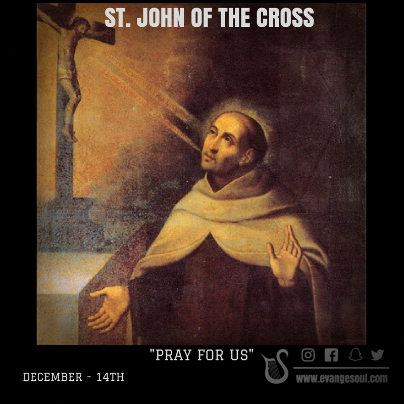evangesoul's tweet photo. St. John of the Cross, Pray for us https://t.co/goPuYSkVYd