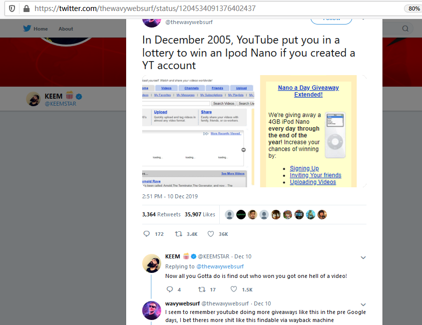 tiger_cedric's tweet photo. We still don't know what's up between David Brown (ex #google Canada big boss /exec, who's now CEO of Ominiamedia, with "talents" like Keemstar, who advertises/"showcases" #microsoft product every other day) and google/#youtube staffers and Karim Jawed  1/2

#Apple https://t.co/0OcJEZxszP