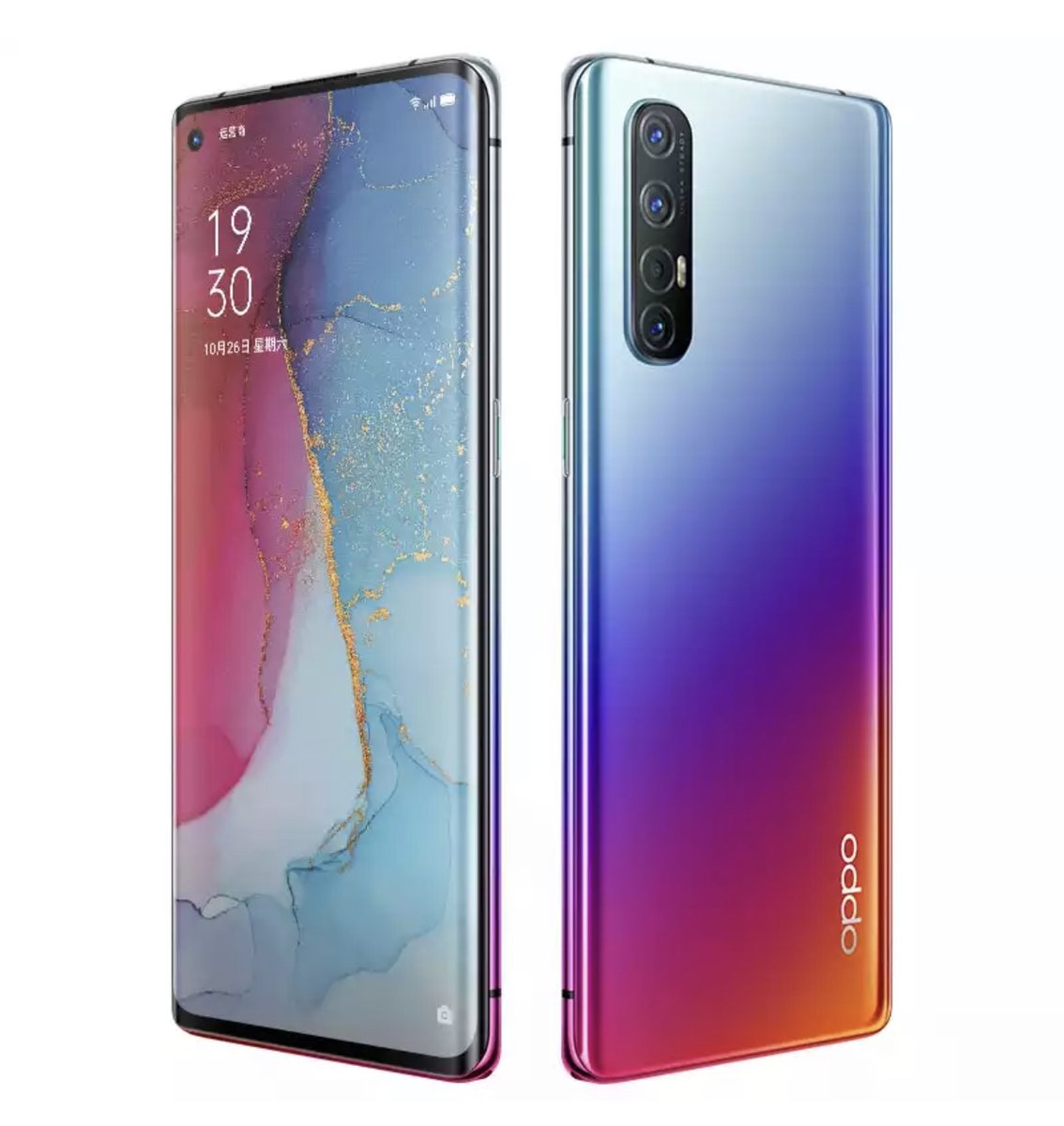 UniverseIce's tweet image. OPPO Reno3 Pro is only 7.7mm thick and weighs 171g. It also has 90Hz. It feels very easy to hold it.