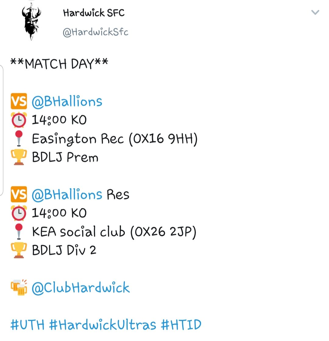 Here is today's matches. Its a bit wet out there again today. Good luck both teams 😁👍👍