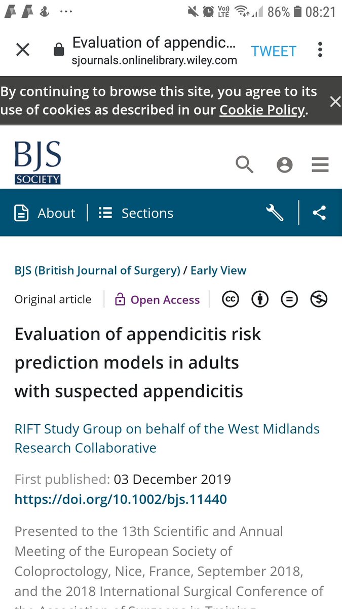 JakeMat91's tweet photo. Outcomes from the #RIFTStudy ... what are the #diagnosis of those young #women who present with #RIFpain ? #appendicitis #NSAP #EmGenSurg #gynae #urology very similar to our guess on our advertising at the start. @WMRC_UK @RIFTaudit @dnepo @aneelbhangu @BJSurgery https://t.co/A7Ond0iIig