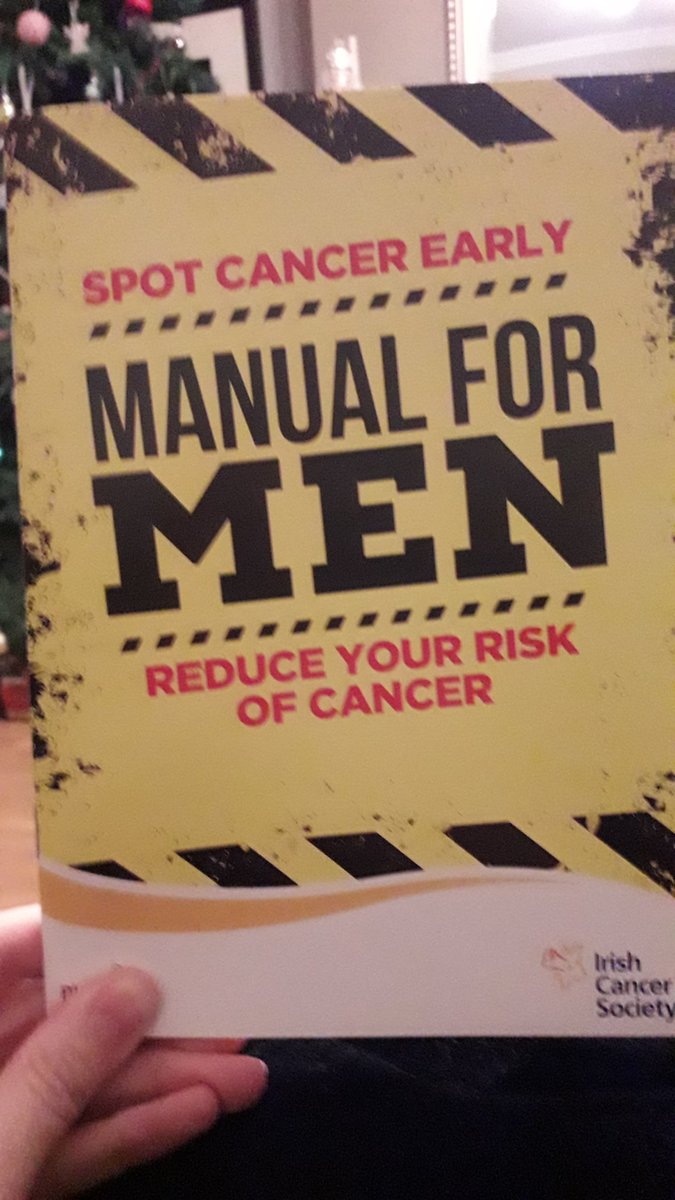 Great to see this brilliant little booklet back in circulation. My husband picked up his in @BootsIreland Congrats @IrishCancerSoc #spotcancerearly