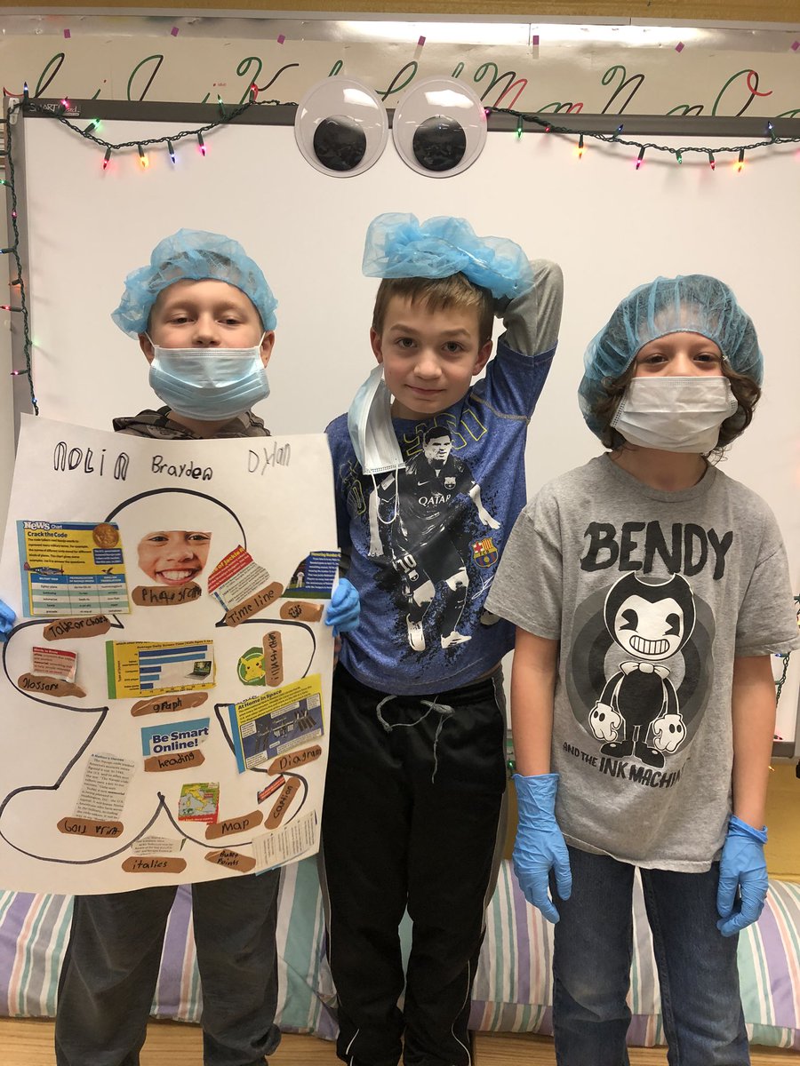 misskopac3's tweet photo. These surgeons successfully transplanted and bandaged nonfiction text features on to their patient. #teamnorthern #textfeaturesurgery https://t.co/JVBqtqcvPe