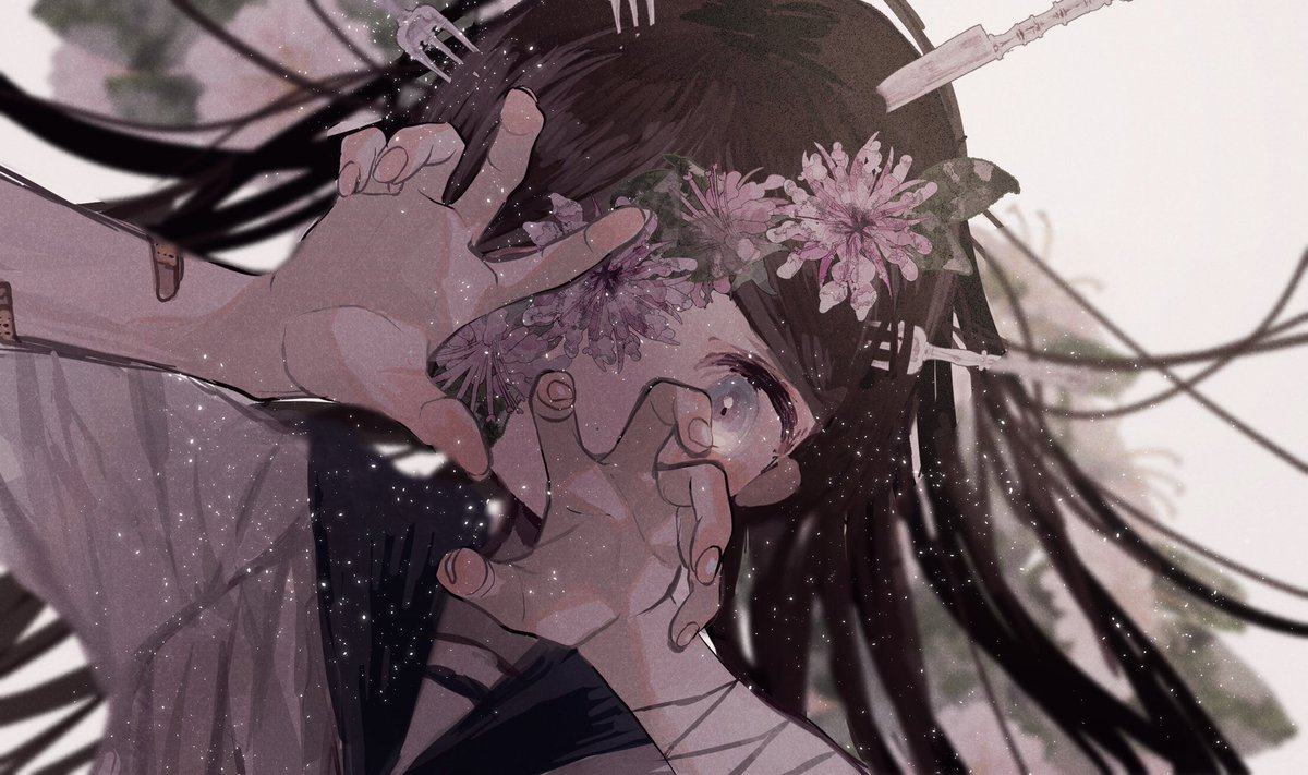 「罪と花 」|すぴか🌙イラスト集BOOTH通販のイラスト