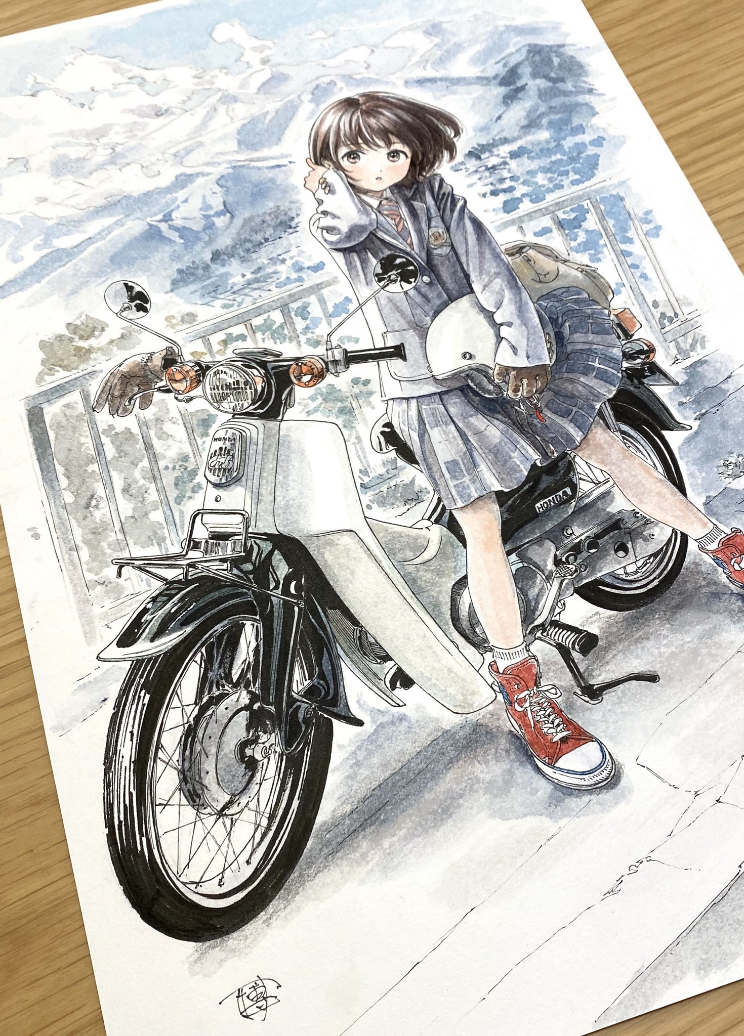 博 10 19明日ちゃん9巻発売 Sur Twitter スーパーカブと小熊 描き下ろしました キャンバスアート よろしくお願いします T Co T8oqmc80xy 博 10 19明日ちゃん9巻発売 Sur Twitter スーパーカブと小熊 描き下ろしました キャンバスアート よろしくお願いします T Co T8oqmc80xy