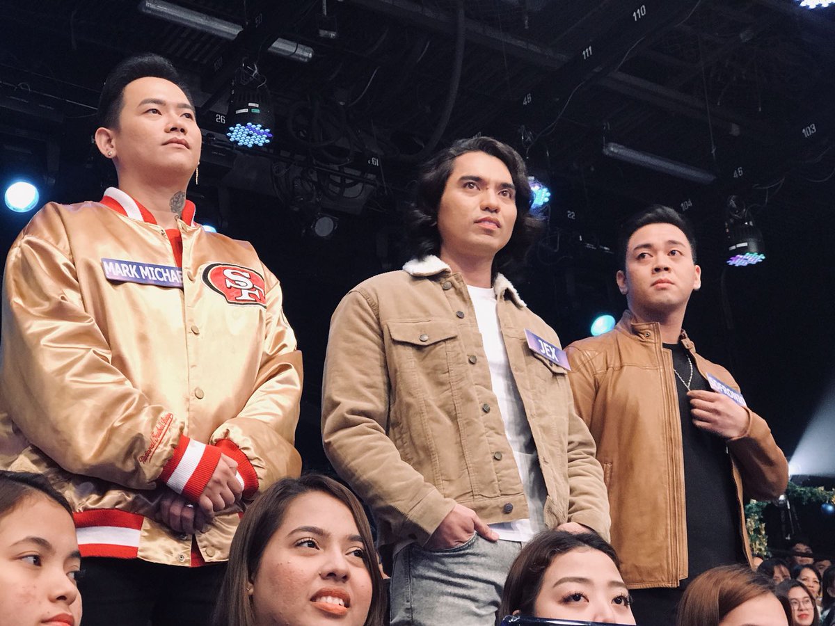 itsShowtimeNa's tweet photo. Mark Michael Garcia, Jex De Castro, Sofronio Vasquez! 
#ShowtimeMeringMerry https://t.co/hmVG4lK7An