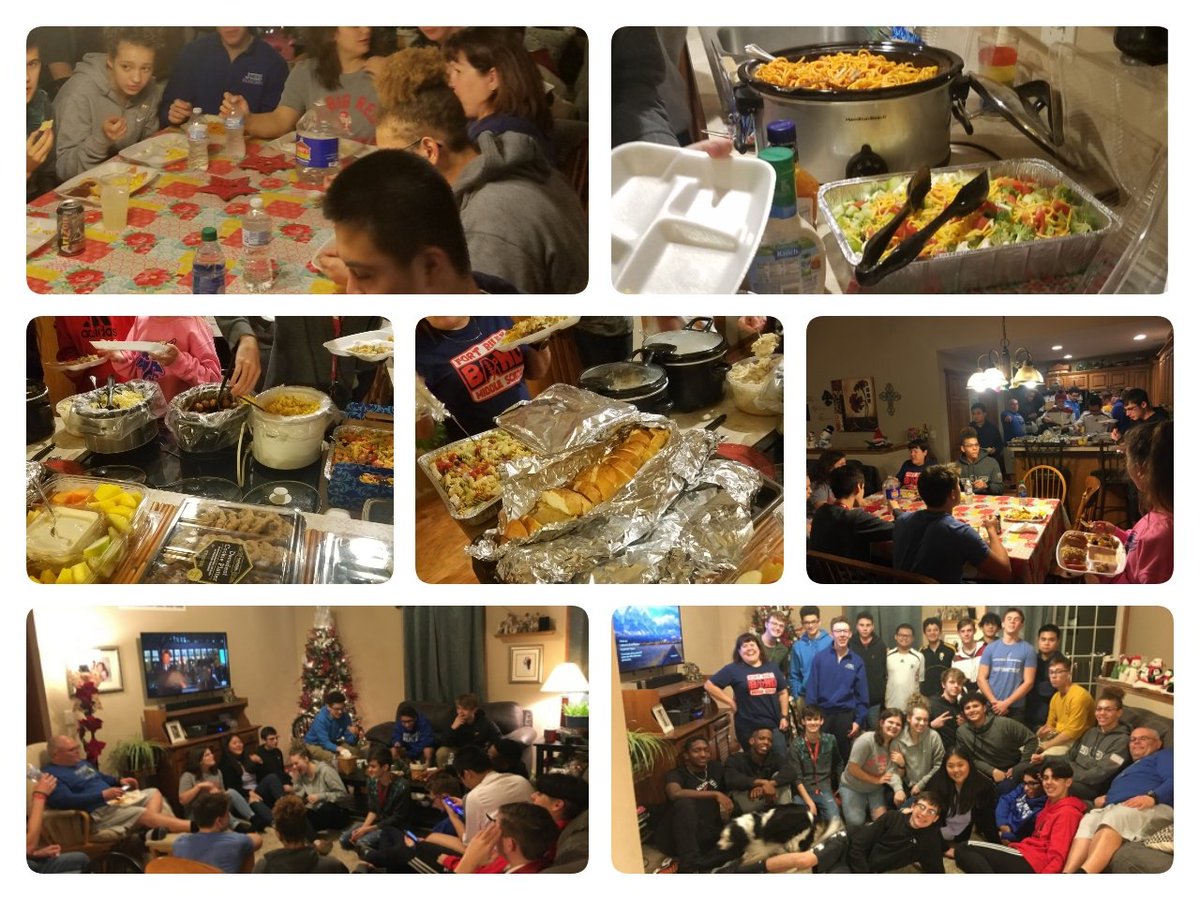 Team Dinner tonight. It was awesome. Meet tomorrow <a href="/WichitaSEHS/">Wichita Southeast HS</a> Thanks to our parents for providing the food, it was wonderful! Thanks to  <a href="/MrsLynGreen/">Lyn Green</a> &amp; family for hosting and opening your house to our team. <a href="/BlueJays_AD/">Blue Jay Athletics</a> <a href="/JCBlueJayNation/">JCHS Blue Jay Nation</a> @KSHSSwimming #beaksupwingsout #birdgang