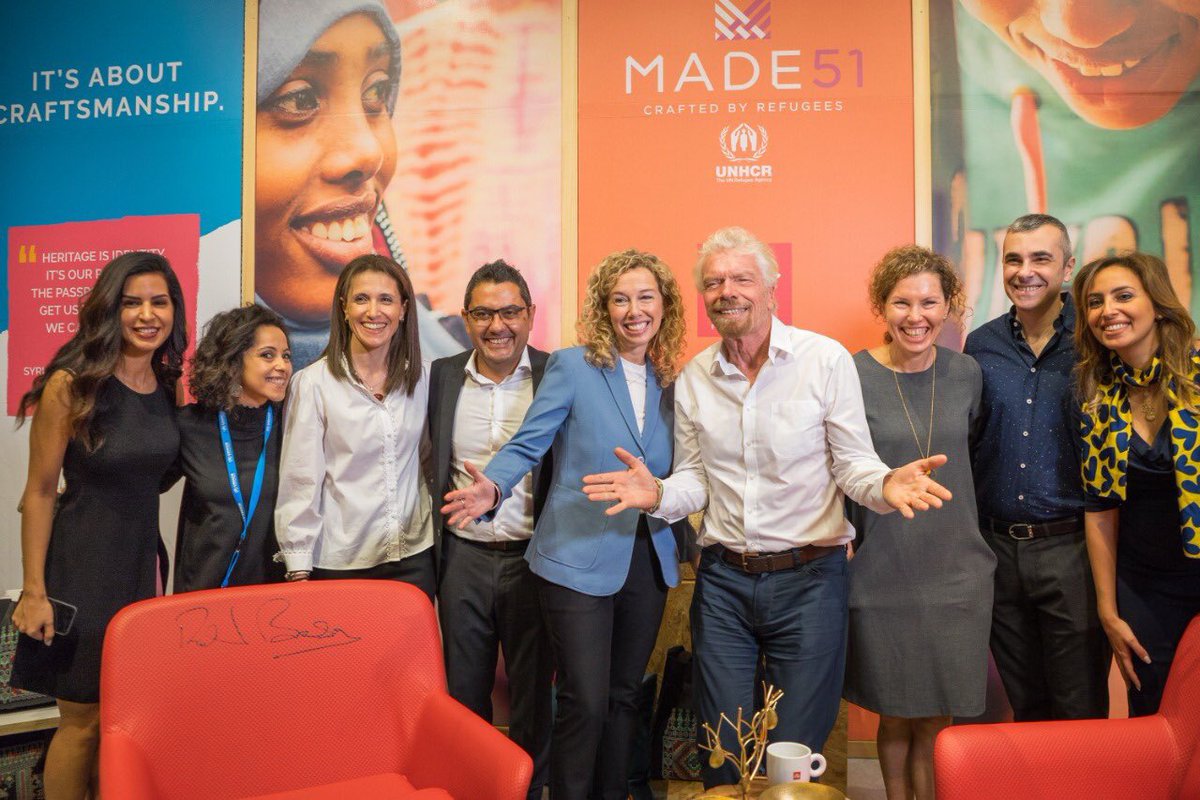 I am the luckiest woman!! I work with some of the most amazing @Refugees colleagues. They make fabulous ideas become reality! Thank you @Raefah @ayateldewary @houssamchahin @Shirinpakfar @naderNakib  @S_Abdelkader @amina_aktouf @Lisa_ak and others 😘 @made51_global