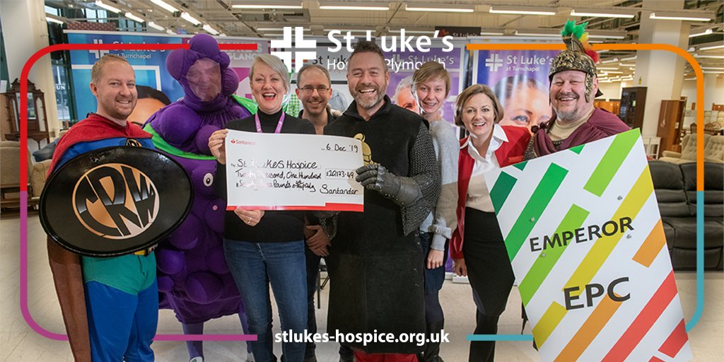 The @PlymSuperheroes have come to the rescue raising £20,173!

Each year, this group choose a new charity to support and they take part and hold various fundraisers through the year.

This year, we were lucky enough to be chosen! 
 
Thank you!

bit.ly/2YO4fTz