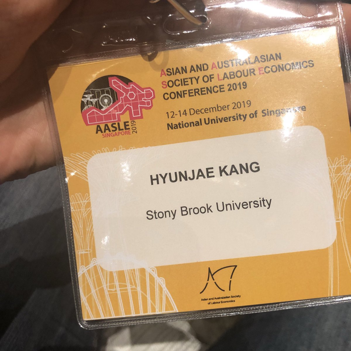 jaykangecon's tweet photo. Had a wonderful experience at AASLE 2019 at NUS. It was a great opportunity to receive valuable feedbacks & to get to know amazing people! #AASLE2019 https://t.co/wSFKrgoXnP