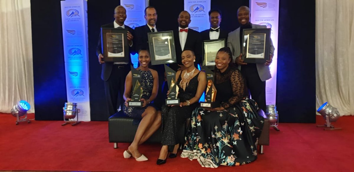 SandileMalinga2's tweet photo. Great achievement @ATNSSA for winning awards for Aviation Training; People  Development; &amp; Transformation; &amp; for being second runner-up for Customer Service at the Civil Aviation Industry Awards #CAIA2019 https://t.co/zCA6oKgWtp