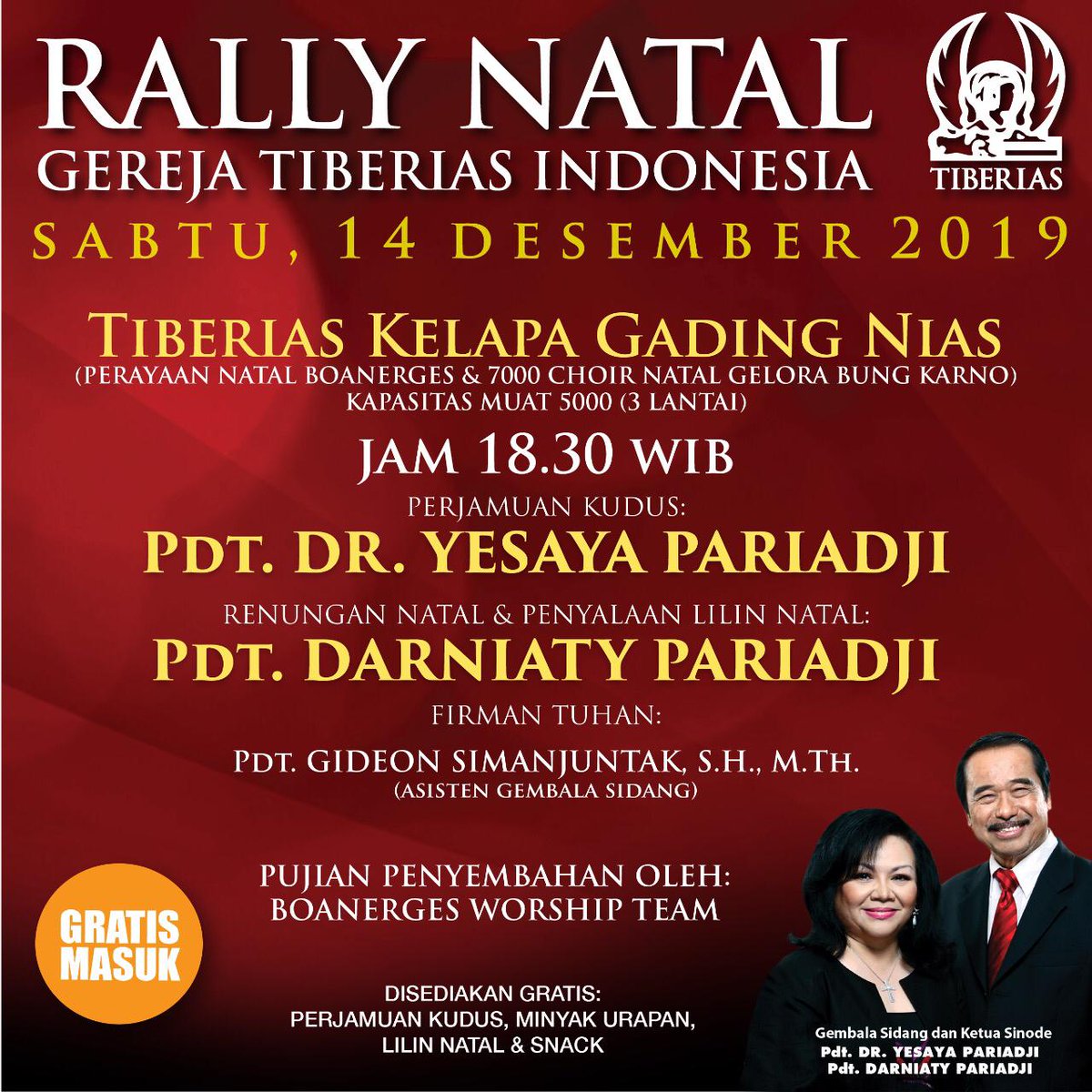 Sampai ketemu malam ini!