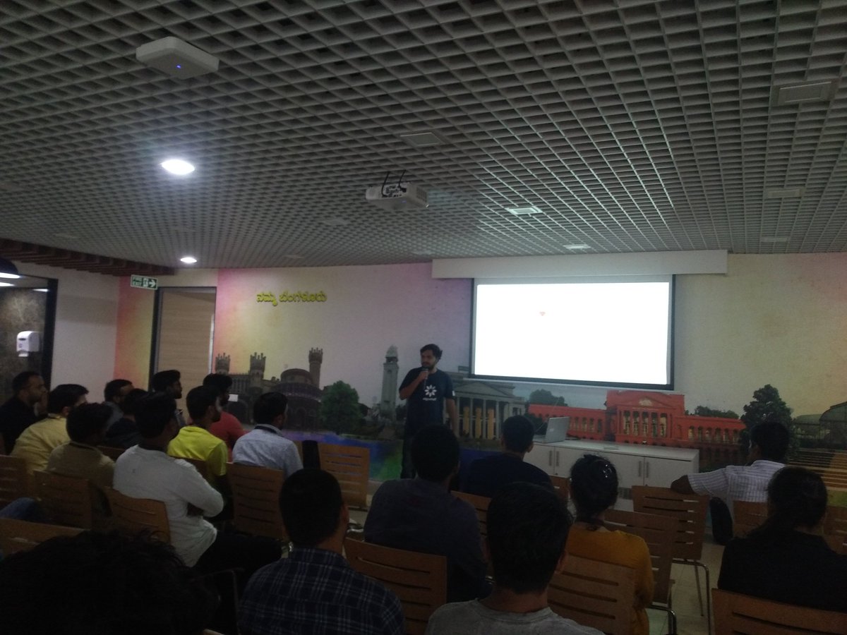 TechiePriyaRnjn's tweet photo. "Alone we can do so little; together we can do so much."
- Helen Keller
Mansa, Premalatha, @Js_frontendguy & Akhilesh gave very insightful talks on various topics; @PostCSS, #NWJs #MicroFrontEnd @adonisframework organized by @jsmeetupblr @rjanardan #JavaScriptMeetup #ThermoFishe https://t.co/K8mAnHa6OE