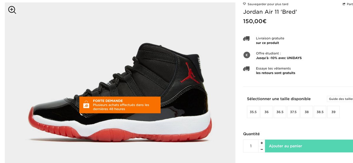 jordan 11 bred jd