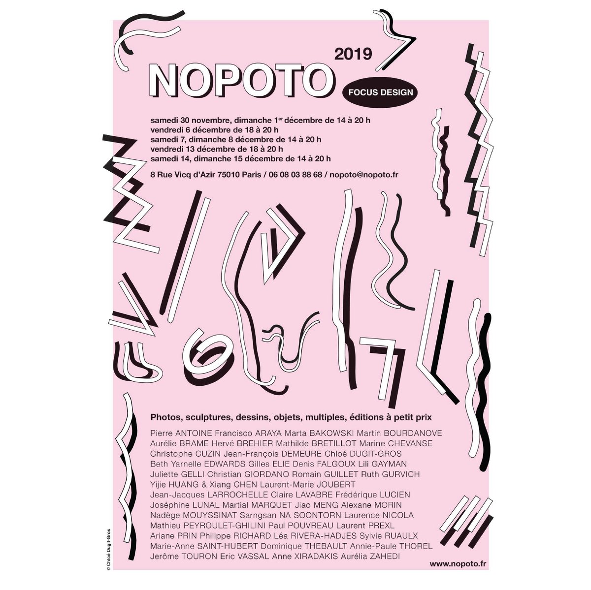 Ce samedi 14 et dimanche 15 décembre de 14h à 20h - 8 rue Vicq d'Azir 75010 Paris

nopoto.fr/artistes/prin-…