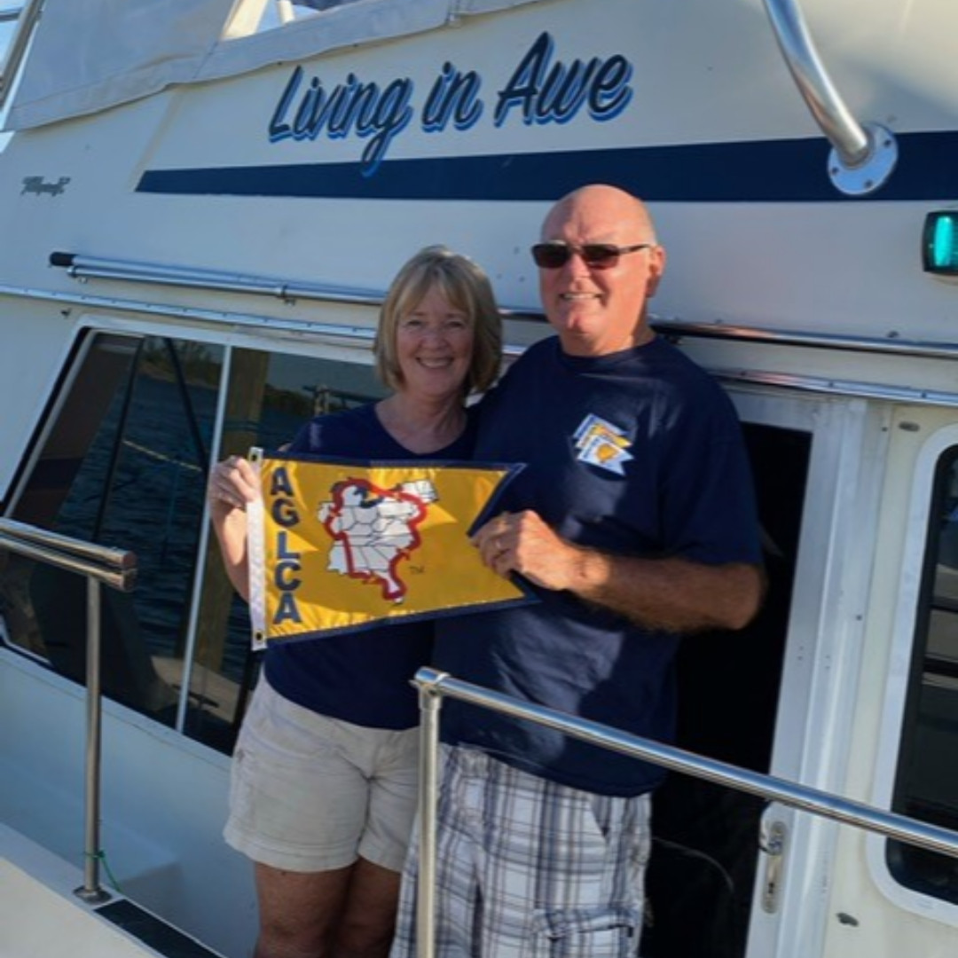 Congrats to new Gold Loopers, Hal &amp; Daneen! Their 44' Tollycraft, Living in Awe, crossed her wake in New Smyrna Beach on 12/9.

"What a fabulous experience!"