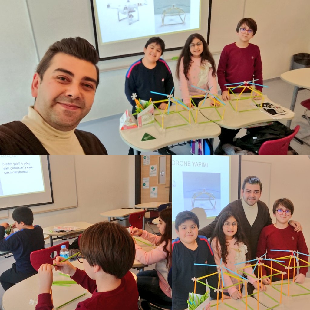 S_Surmelihindi's tweet photo. UP programımızın 5. Haftasında;
📌 5. Sınıflarla "Yaratıcı Dizayn" #Architetrix ile "Drone" yapımı
📌6. Sınıflarla "Stratejik Düşünme" #rakamlarınyolculuğu. Yine çok eğlendik biz 😋🤗 #BKup @bahcesehir_k12
@BahcesehirGA https://t.co/ITw4MF37Xn