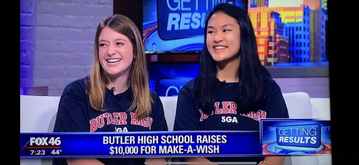 JTomlinson704's tweet image. I’m very proud of @BHS_DogPound for reaching our $10,000 goal and helping a child in need! Thanks @FOX46News for having @Genniemoore1234 and @tashapramos on this morning! Next Friday should be a dream come true for us all🐾❤️ #WeAreButler