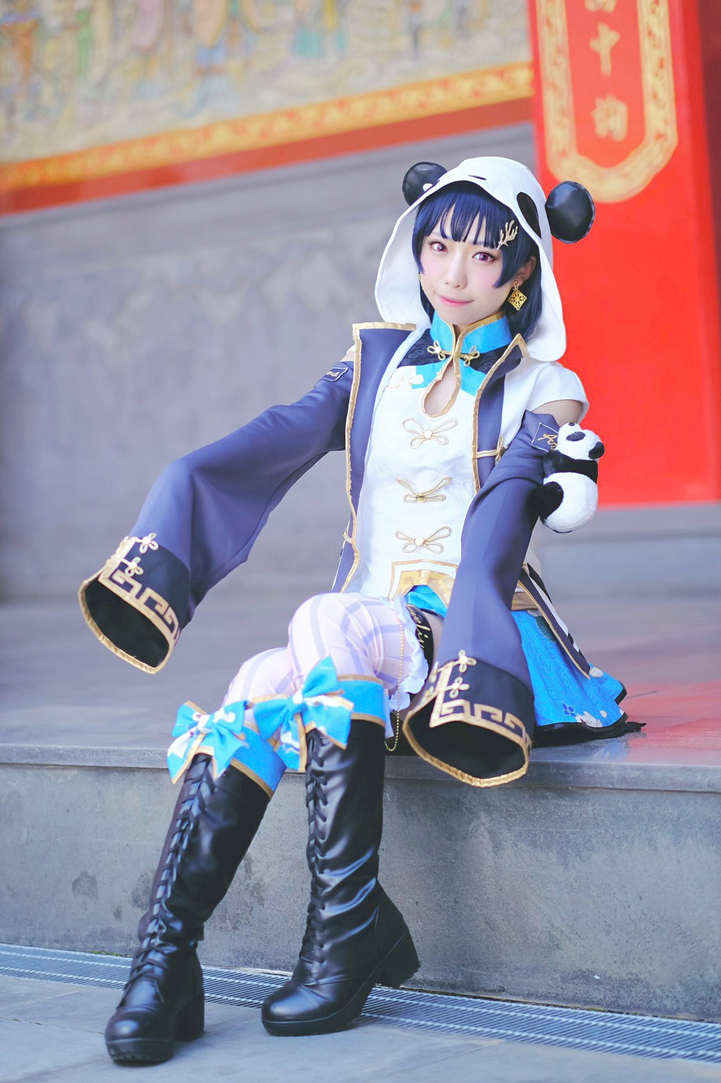 ラブライブサンシャイン Aqours 津島善子 ヨハネ コスプレ チャイナ Amazon.co.jp: 漫天王 ラブライブ！サンシャイン!! コスプレ