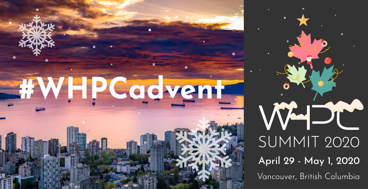 women_in_hpc's tweet photo. To get you in the seasonal (and conference!) spirit, we’ll be counting down the next 12 days to highlight some of the exciting aspects of our first annual #WHPCSummit, happening April 29 - May 1 2020 in Vancouver, Canada #WHPCadvent https://t.co/C2tDEJ5lfl https://t.co/Z1gFPCnuwQ
