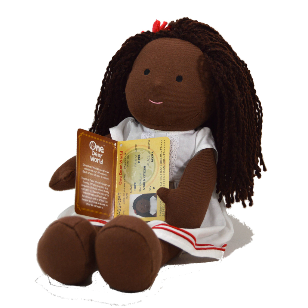 Hope is showcasing her little passport and she's proud of her identity as world🌎citizen!

Only 10 sleeps left to Christmas' Eve🎄 and get Hope in time at soo.nr/RKU2