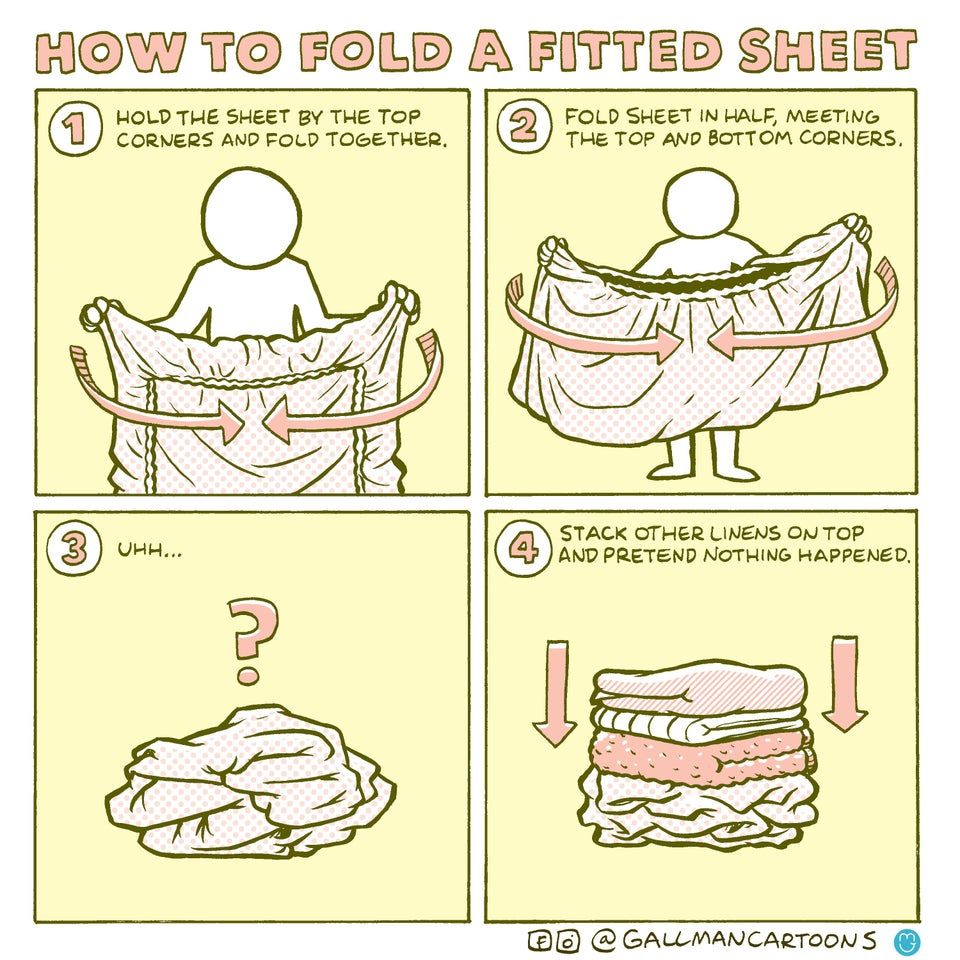 If you only have one, you never have to fold it.

✍🏻 Gallmancartoons | IG