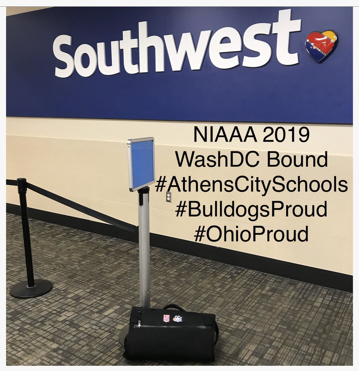 MrGTheAthensAD's tweet photo. #Proud to represent #Ohio Athletic Directors as President-Elect @OIAAA at Natl Interscholastic Athletic Admin Assn @NIAAA9100. A #GreatDay to be apart of 💚💛 @AthensCitySD, home of 💜💛@Joe_Burrow10 &amp; his family, &amp; an #OhioStateAlum❤️🤍 @justnfields &amp; @youngchase907. #MrGTheAD https://t.co/8w2VrrshjU