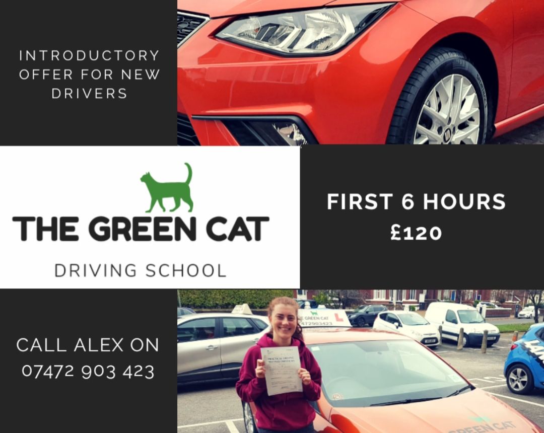 GreenCatDriving's tweet photo. Now taking bookings for 2020! Call or message me 07472903423 #drivinglessons #Southport #thegreencatdrivingschool #merseyhour  @merseyhour https://t.co/Ots3He7GrN