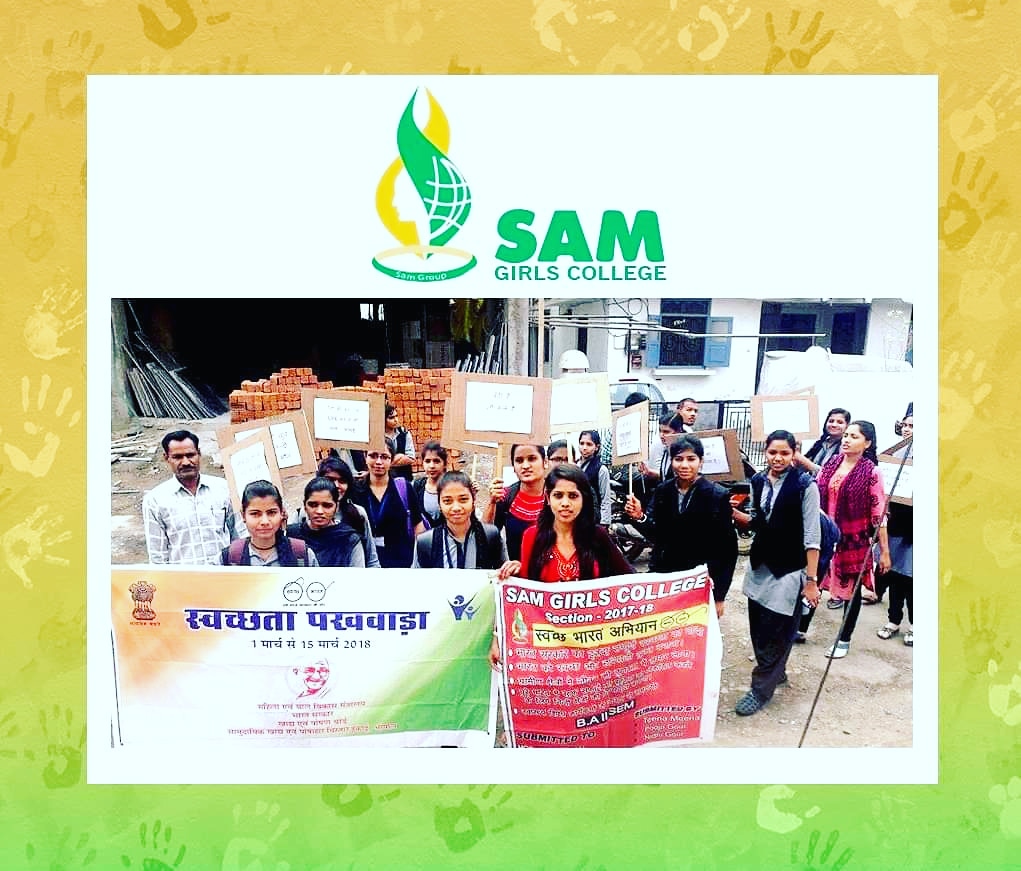 KarshMansi's tweet photo. Students of Sam Girl's College, BA 3rd Sem Organised a clean up drive from 1st march to 15th of march, making an effort to sensitsize people about cleanliness and hygiene. 
#samgirlscollege  #sam #samglobaluniversity #socialsaturday  #weekend  #cleanliness #swacchbharat https://t.co/InoE2DD1BN
