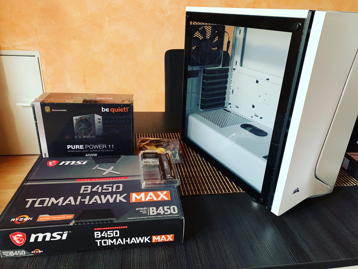 aibrowz's tweet photo. Fast alles da, um den dedizierten Streaming pc zu bauen 🤗 danke nochmal an alle, die das ermöglicht haben 🥰 
___
#livestream #streaming #stream #mixerstreamer #mixer #streamingrig https://t.co/024SugSihX
