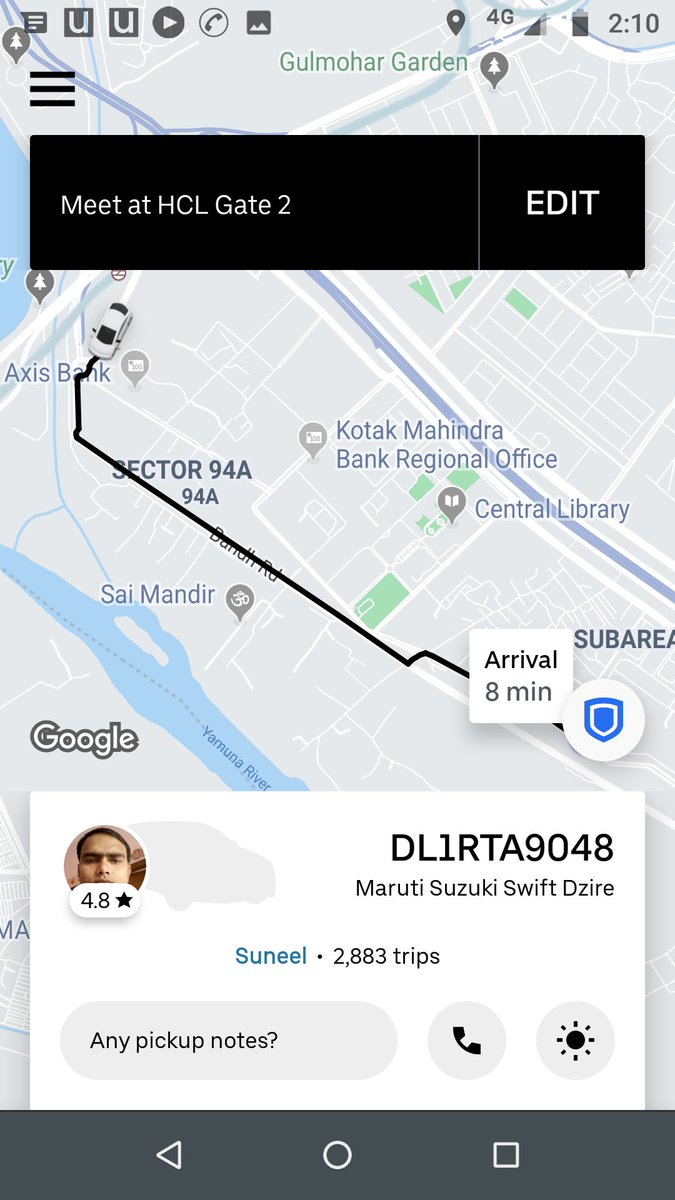 Sau852's tweet image. @Uber_Support @Uber #unprofessionalbehavior #baddrives Just few minutes ago 3 times booked cab from Uber and called/received call from drivers first they asked my destination and cancel ride. Pls take strict actn agnst thm. I am attaching screenshot of bokng.