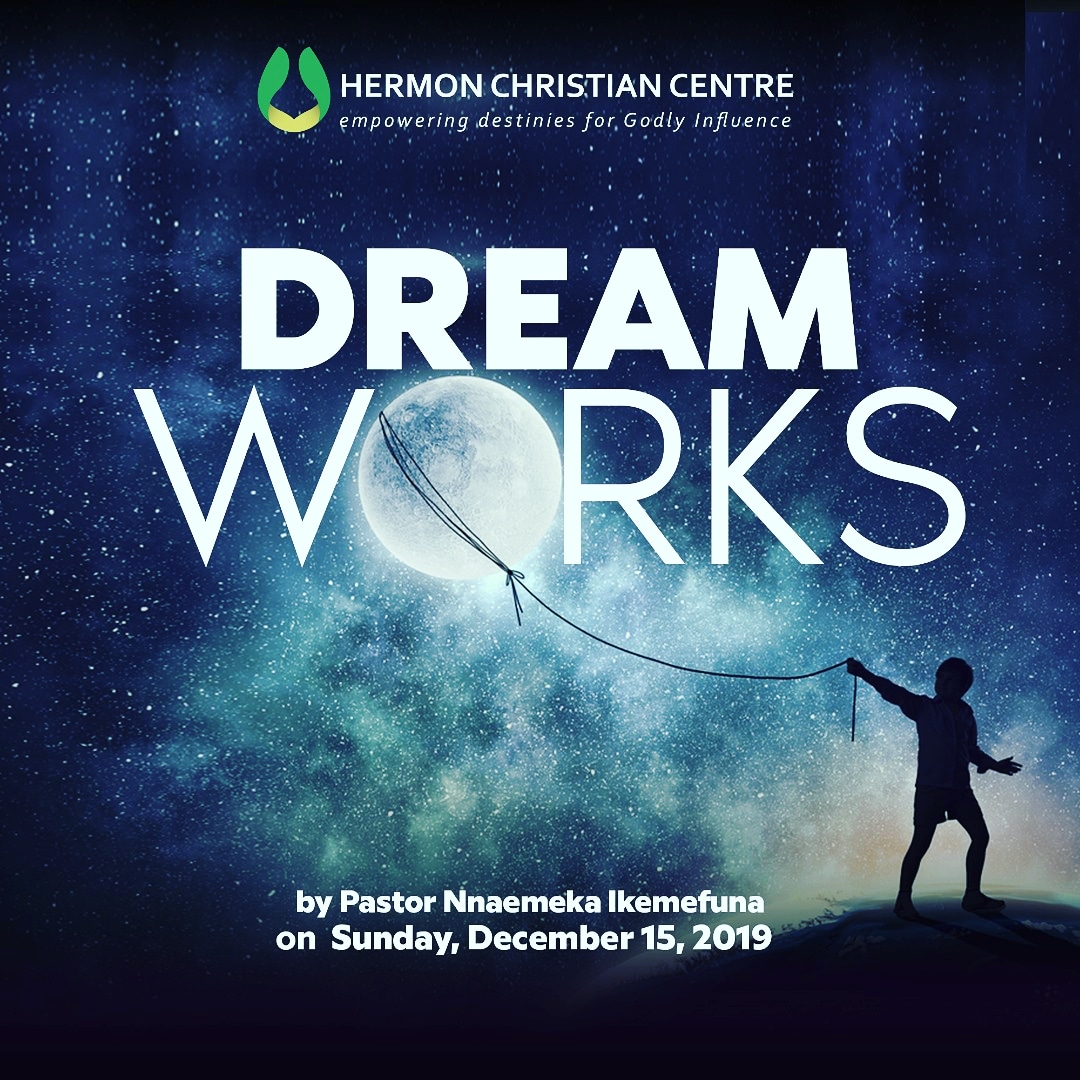 Dreams work when you work them. Turning your dreams and New Year resolutions into reality requires following specific steps. Join us this Sunday (Dec. 15, 2019) by 9AM @HermonCentre as we conclude on the #dreamseries.

#Dreamworks
#December2019
#YearoftheOpenDoor
#Year2020