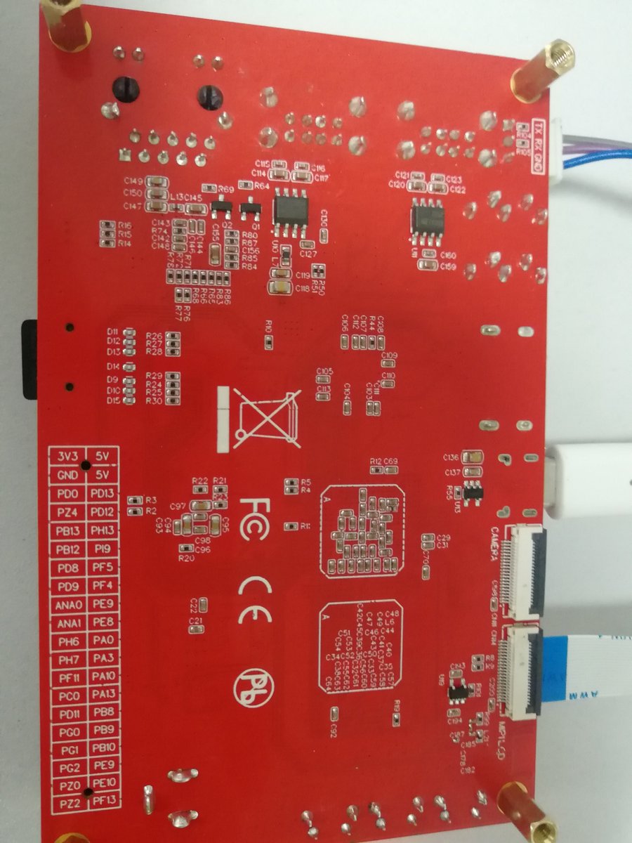 UnicornMaker1's tweet image. 👏👏👏RaytheonBoard. Using the 1080*720 mipi ips lcd. Do you like it ? We plan to crowdfund next. Follow me!❤️❤️❤️
#stm #stm32mp157
#linux #yocto