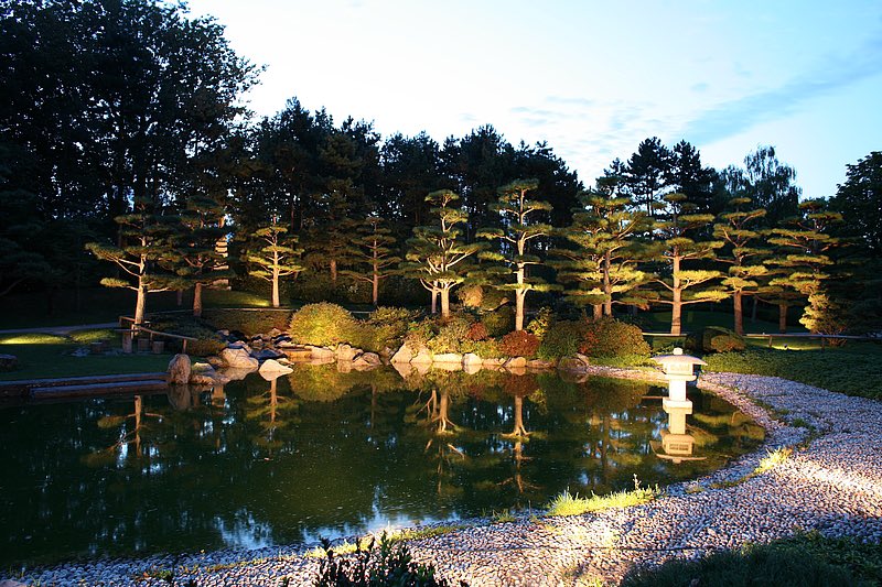 Japanische Taetowierte Wald Masturbieren