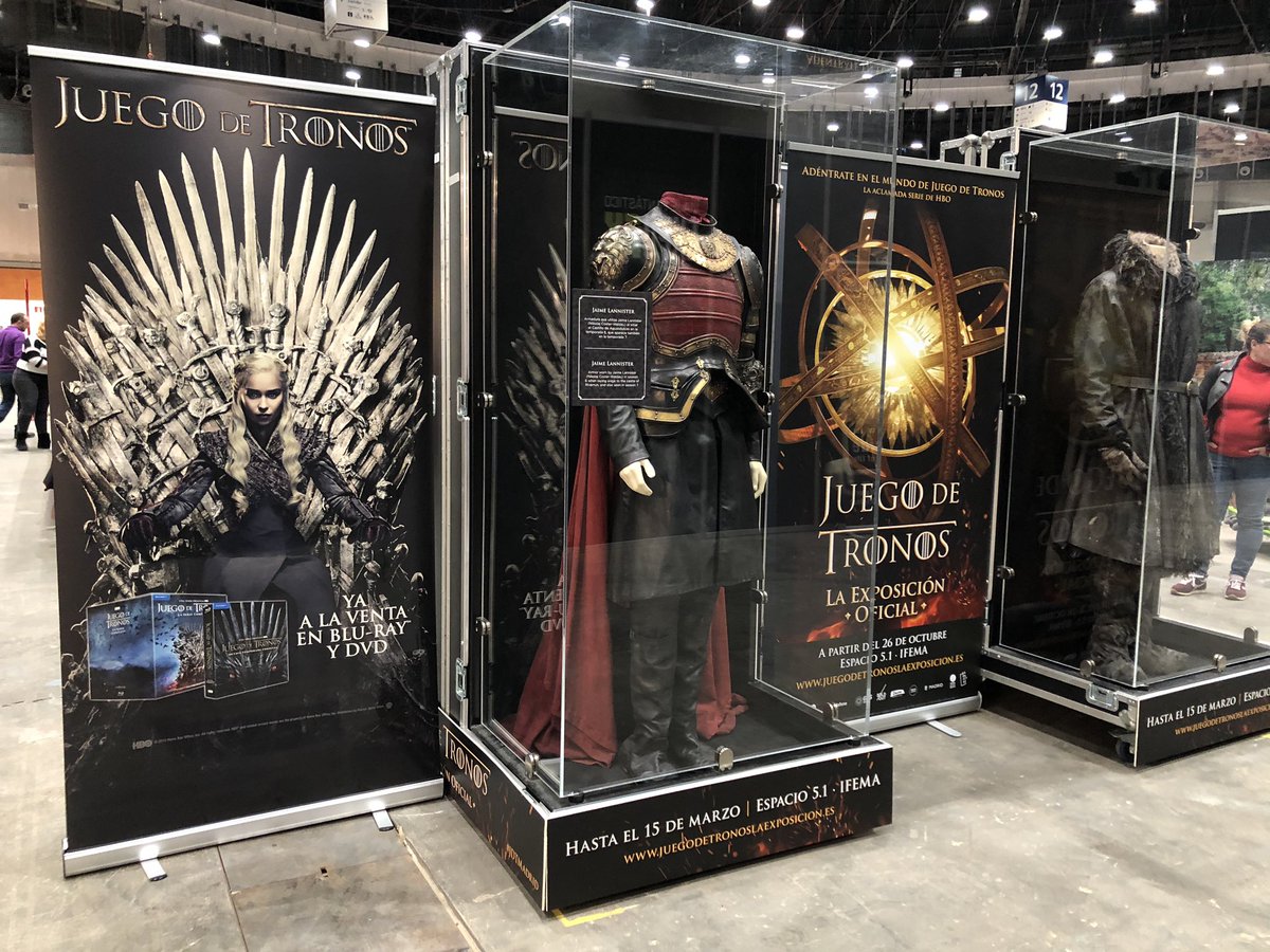 Podéis ver #trajes #originales de <a href="/GameOfThrones/">Game of Thrones</a> expuestos en #HeroesComicCon #Madrid. Si eres fan de la saga, no te los puedes perder