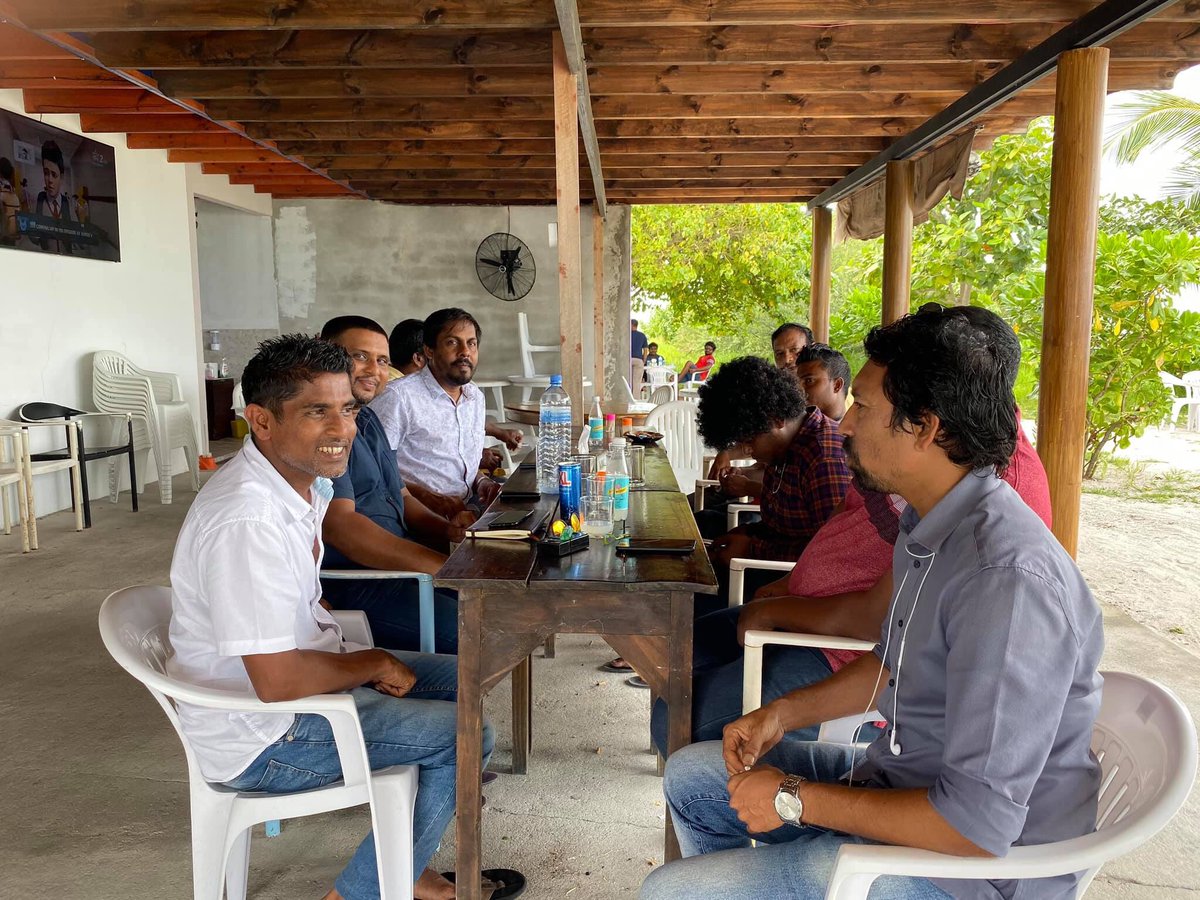 KManippulhu's tweet photo. މާޅޮސްމަޑުލު އުތުރުބުރީ ރ.އަތޮޅު ކައުންސިލް ރައީސްކަމަށް : އާމިރު
#AmirAhmed #RaaAtholhuRaees #MdpPrimary #LaamarukazeeRaajje #AmirAtholhah #AtholhuSarukaar
#Maduvaree #Meedhoo #Fainu #Kinolhas #Ingraidhoo https://t.co/u5Oib8hyFk