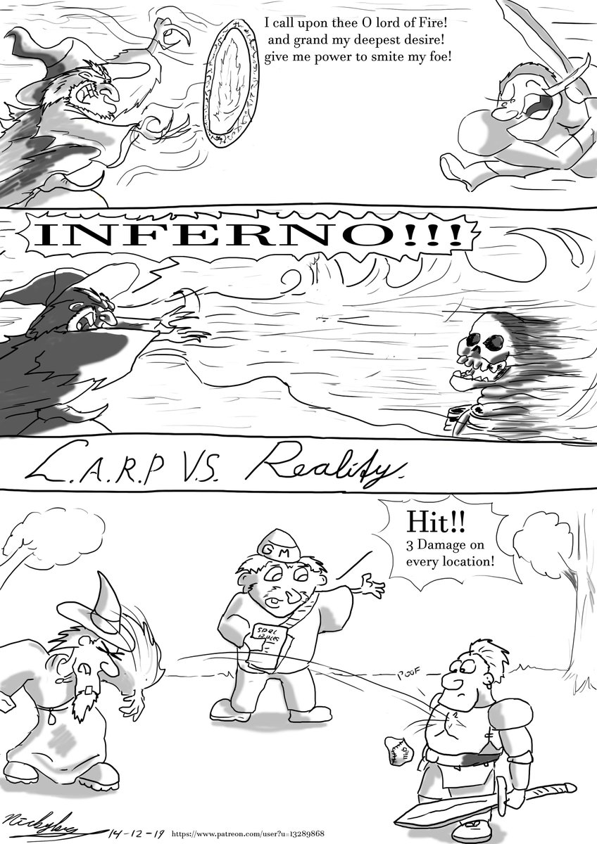 Nickyhick1's tweet photo. Larp VS Reality: Powerful spells https://t.co/hFyXjtmoI4